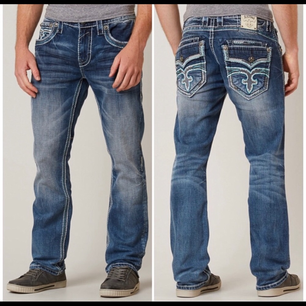 Rock Revival men’s jeans Ruper relaxed straight 38